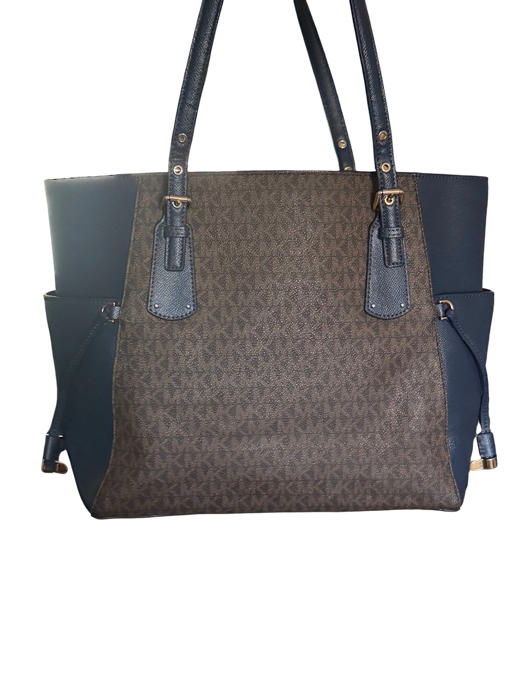 Michael Kors Canvas Signature Tote Brown - Picture 2 of 10